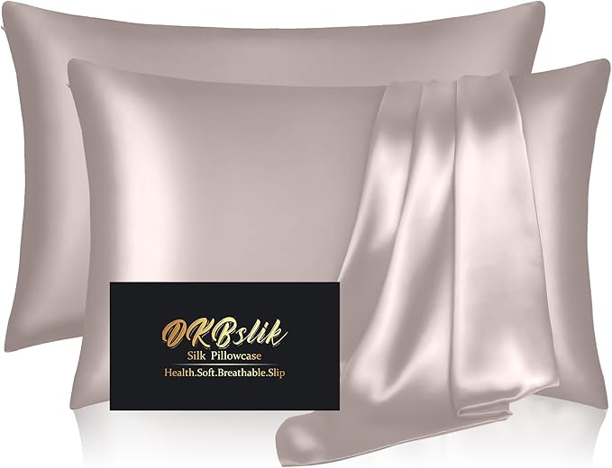 Mulberry Silk Pillowcase Set - Standard - 2 Pack - 2 Piece