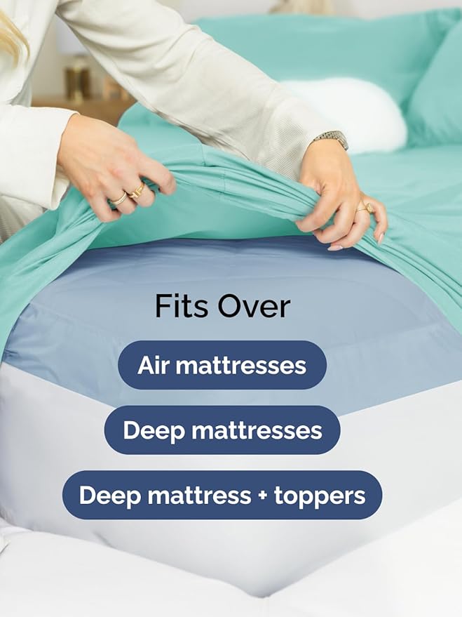 Cooling Bed Sheet Set - Twin - 4 Piece