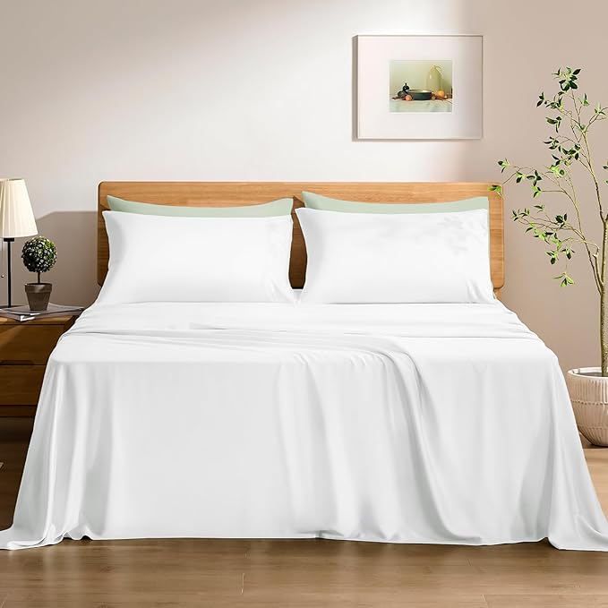 Bamboo Cooling Bed Sheet Set - Full - 4 Piece