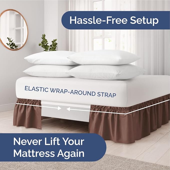 Bed Skirt - Full - 12 in Drop