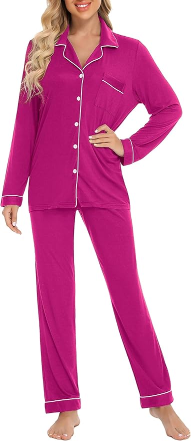 Women's Pants Pajama Set - Long Sleeve - 2 Piece