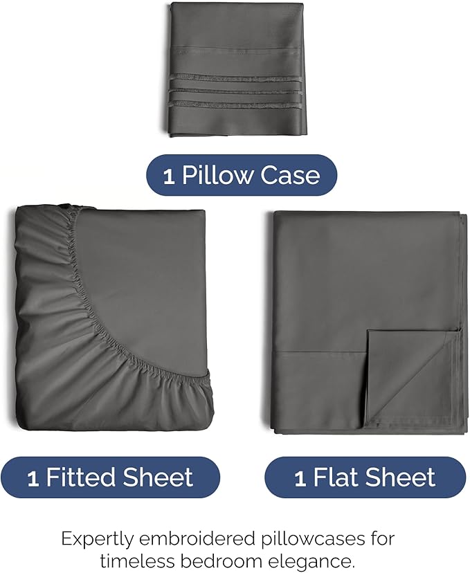 Cooling Bed Sheet Set - Twin - 3 Piece