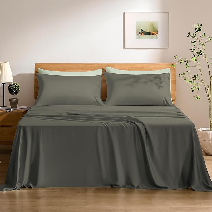 Bamboo Cooling Bed Sheet Set - Full - 4 Piece