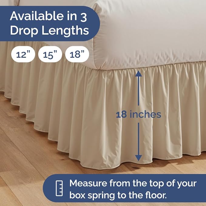 Bed Skirt - Queen - 18 in Drop