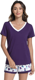 Women's Bamboo Cooling Pajama Set - Short Sleeve - 2 Piece