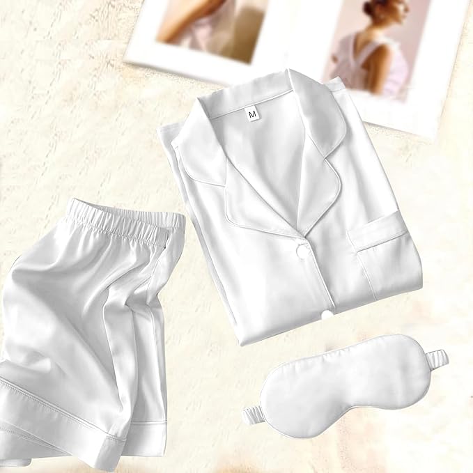Satin Pajama Set - 2 Piece