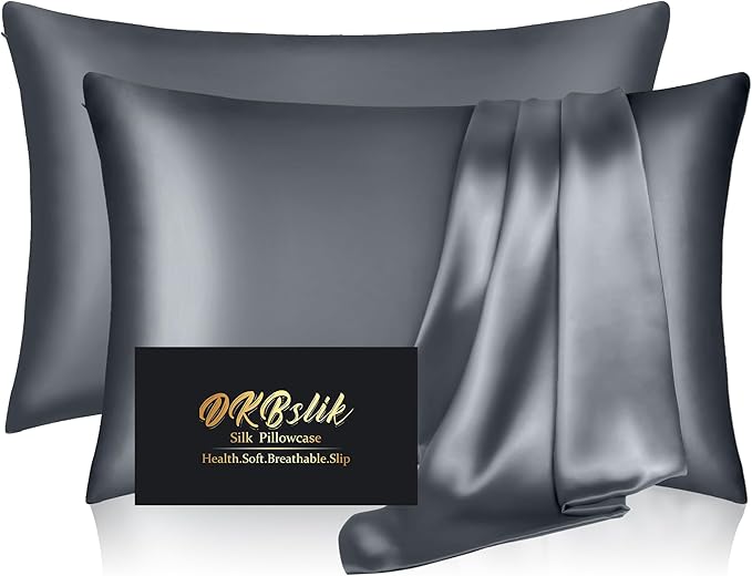 Mulberry Silk Pillowcase Set - Standard - 2 Pack - 2 Piece
