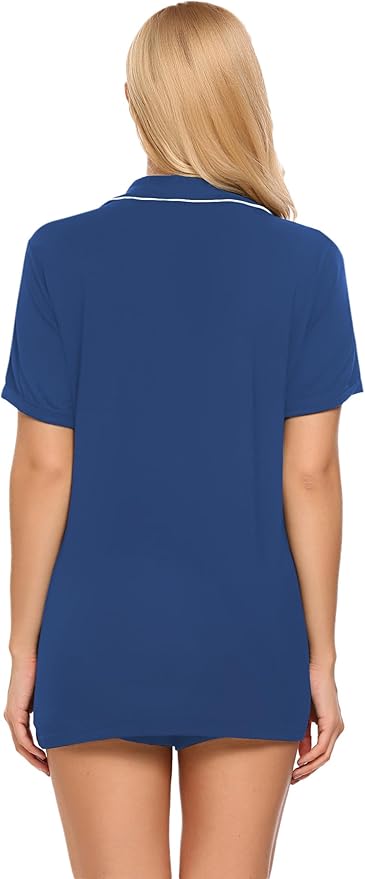 Women's Pajama Set - Short Sleeve - 2 Piece