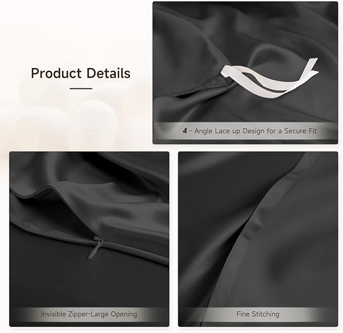 Mulberry Silk Duvet Cover Set - Full - 3 Piece