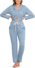 Women's 100% Cotton Pajama Set - Long Sleeve - 2 Piece