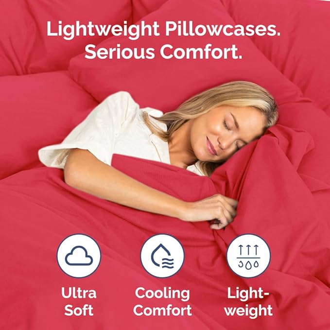 Cooling Pillowcase Set - Queen - 4 Piece