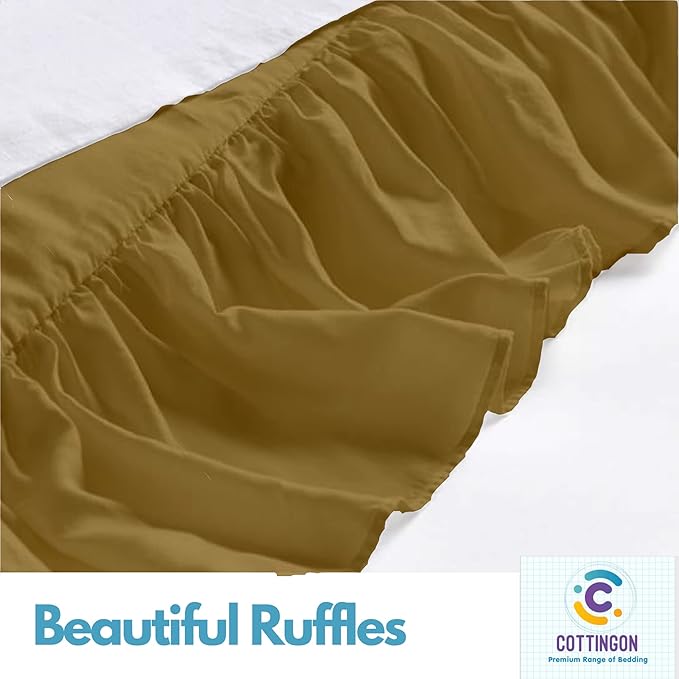 Microfiber Bed Skirt - Twin - 15 in Drop