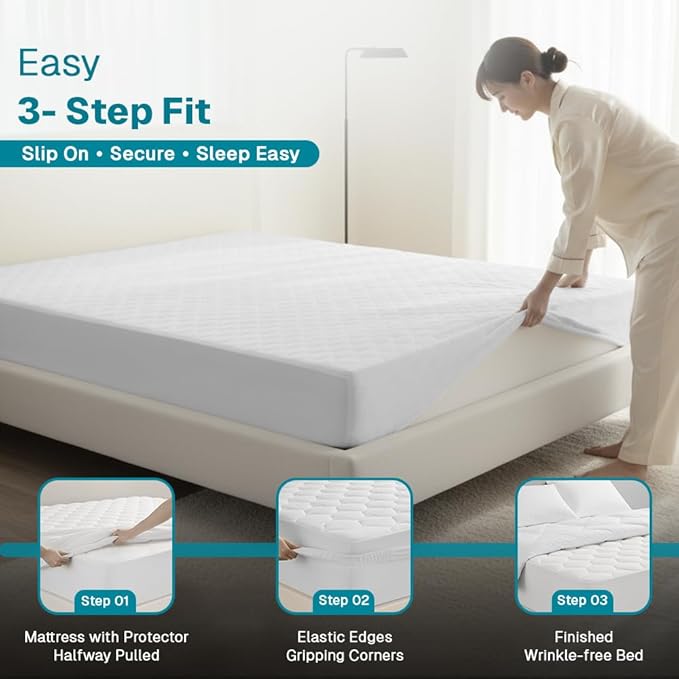 Mattress Pad - King - 17 in Deep Pocket