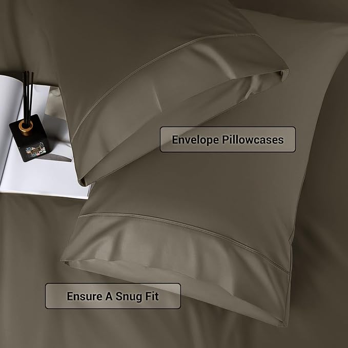 Bamboo Cooling Bed Sheet Set - California King - 4 Piece