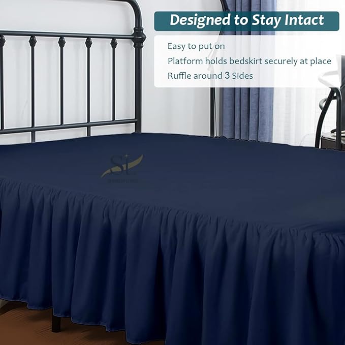 Linen Bed Skirt - King