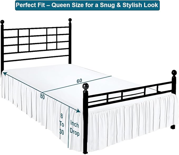 Linen Bed Skirt - Queen
