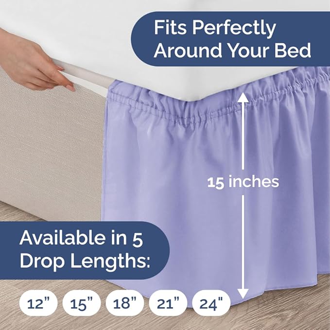 Bed Skirt - Queen - 15 in Drop