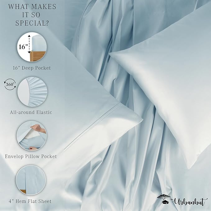 Bed Sheet Set - Queen - 4 Piece