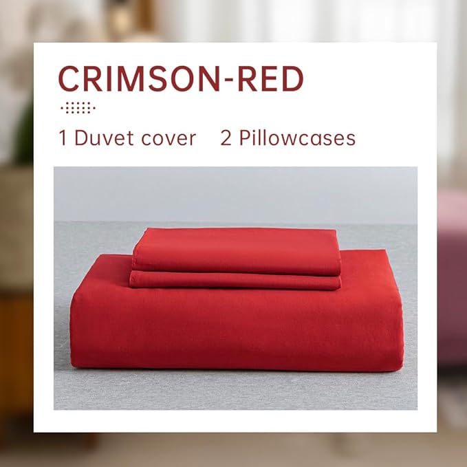 Linen Duvet Cover Set - King - 3 Piece