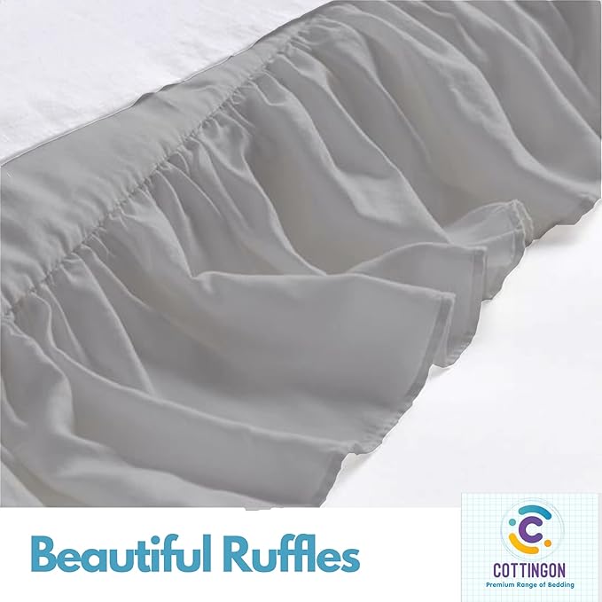 Microfiber Bed Skirt - Full - 16 in Drop