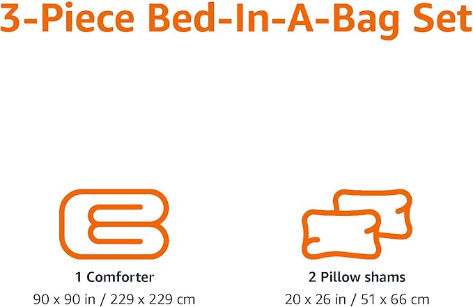 Microfiber Comforter Set - Queen - 3 Piece