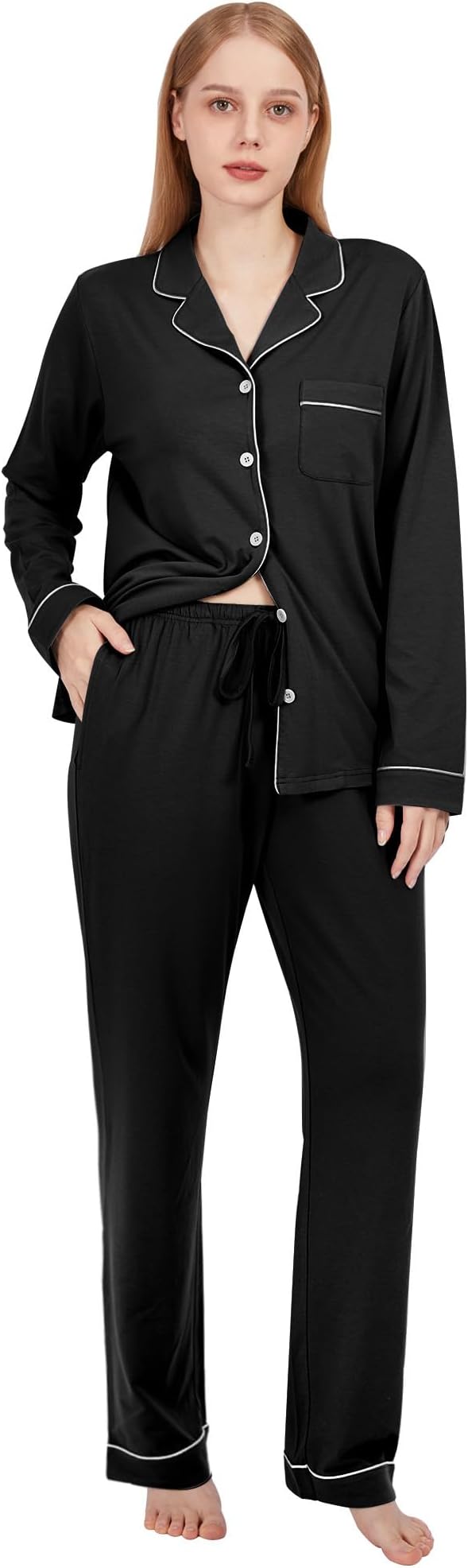 Women's Bamboo Pajama Set - Long Sleeve