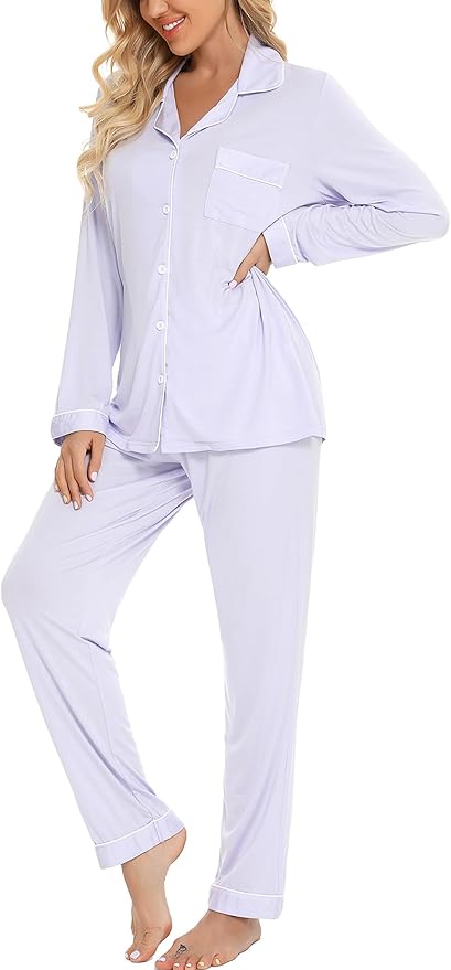 Women's Pants Pajama Set - Long Sleeve - 2 Piece