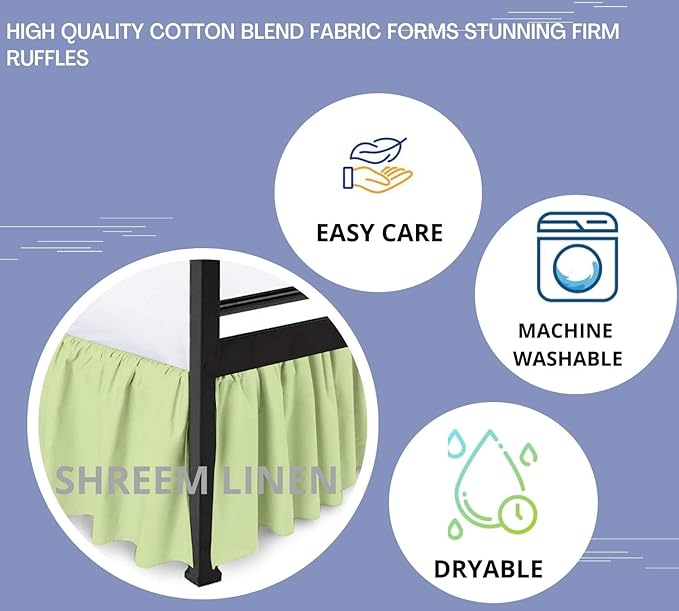Linen Bed Skirt - Queen