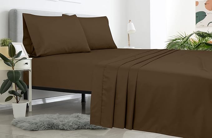 Microfiber Flat Sheet - Queen - 2 Pack