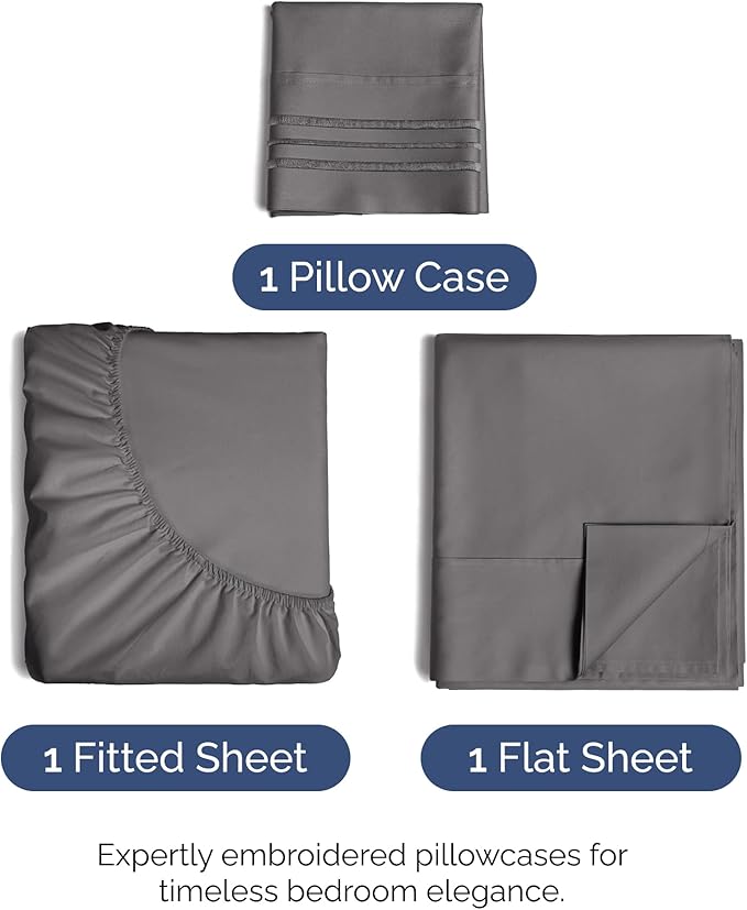Cooling Bed Sheet Set - Twin - 3 Piece