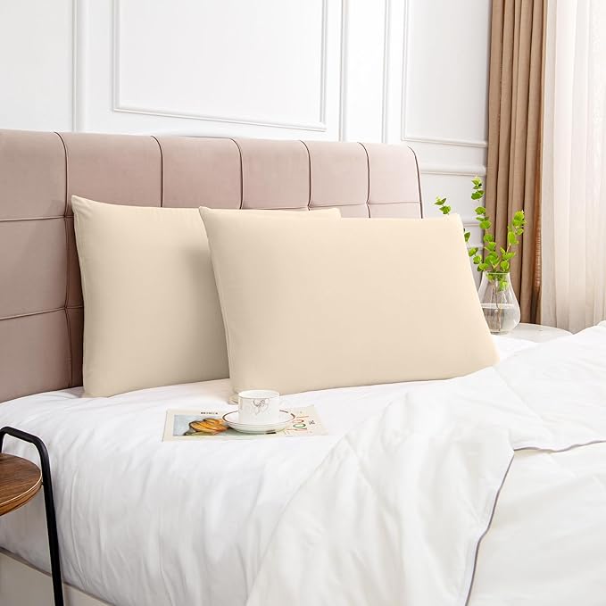 100% Cotton Pillowcase Set - King - 20 x 36 in - 2 Piece