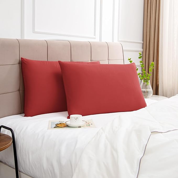 100% Cotton Pillowcase Set - King - 20 x 36 in - 2 Piece