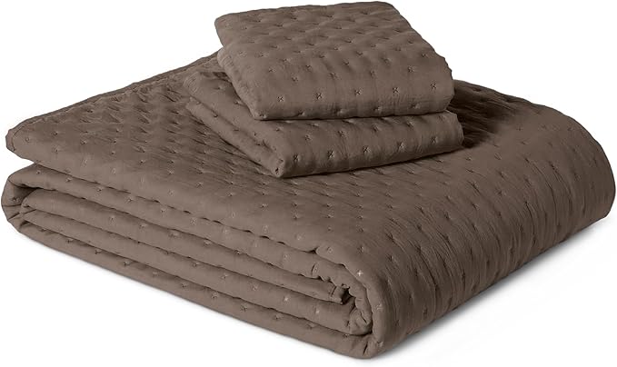 Microfiber Quilt Set - King - 3 Piece