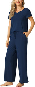 Bamboo Pajama Set - Short Sleeve - 2 Piece