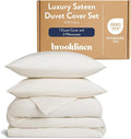100% Cotton Duvet Cover Set - King - 3 Piece