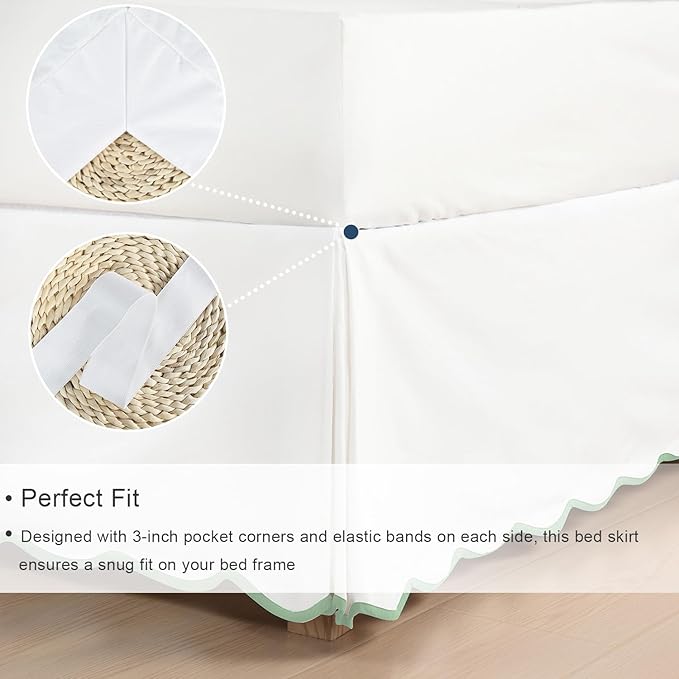 Bed Skirt - Queen - 14 in Drop