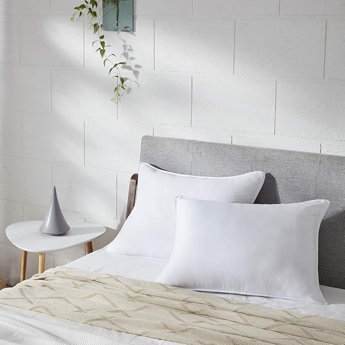 Down Alternative Cooling Bed Pillow - King - 20 x 36 in - 2 Piece
