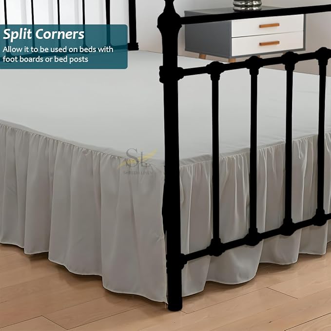 Linen Bed Skirt - King