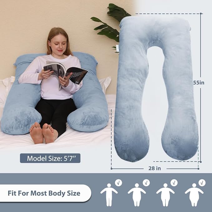 Velvet Body Pillow - Full