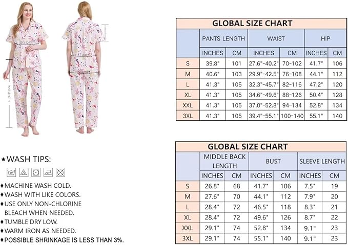 Women's Pants Pajama Set - 2 Piece