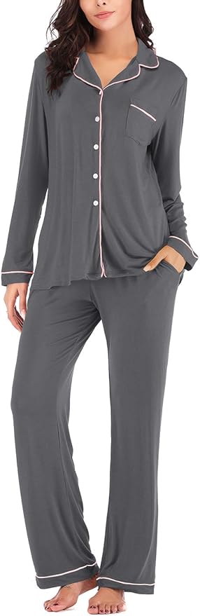 Women's Pajama Set - Long Sleeve - 2 Piece