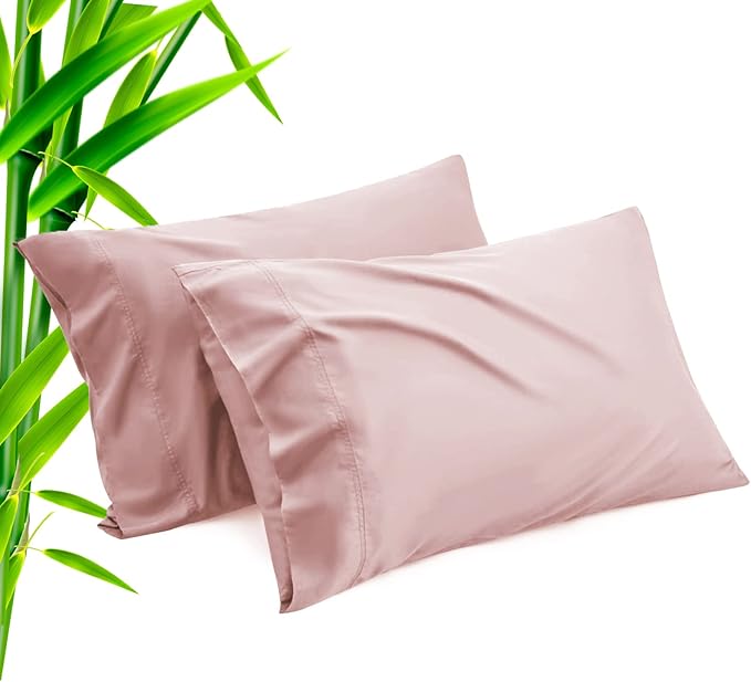 Bamboo Cooling Pillowcase Set - Standard - 20 x 26 in - 2 Pack - 2 Piece