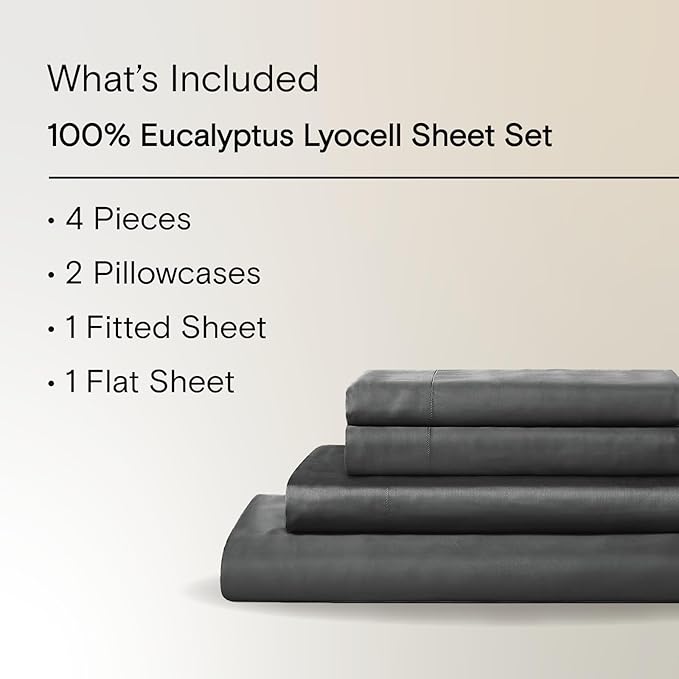 Cooling Bed Sheet Set - King - 4 Piece