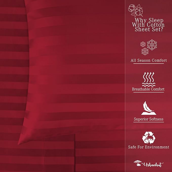 Bed Sheet Set - Queen - 16 in Deep Pocket - 4 Piece
