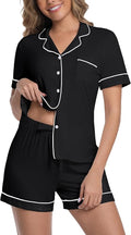 Women's Bamboo Cooling Pajama Set - Short Sleeve - 2 Piece