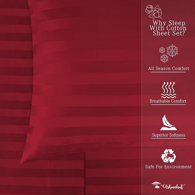 Bed Sheet Set - Twin - 16 in Deep Pocket - 4 Piece