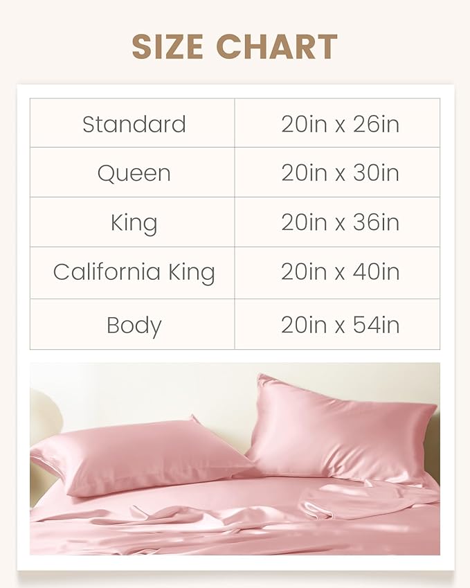 Mulberry Silk Pillowcase Set - Queen - 2 Piece