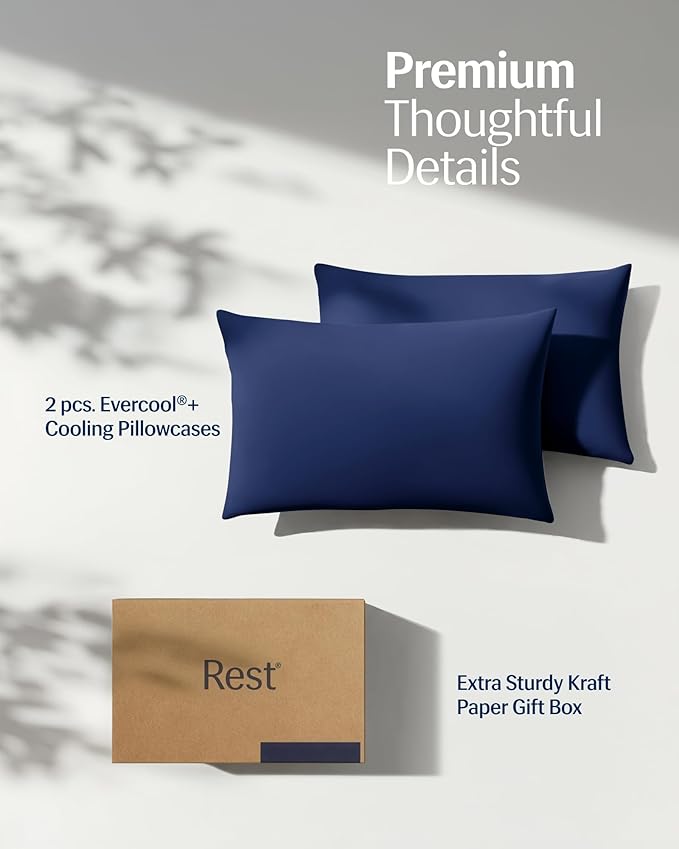 Cooling Pillowcase - King - 19 x 35 in