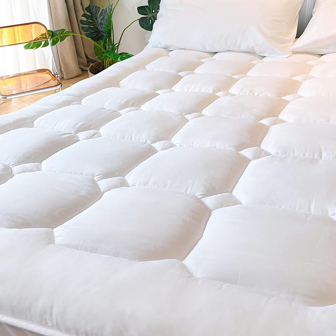 Bamboo Cooling Mattress Pad - King