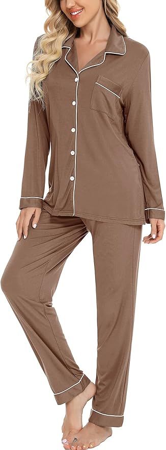 Women's Pants Pajama Set - Long Sleeve - 2 Piece